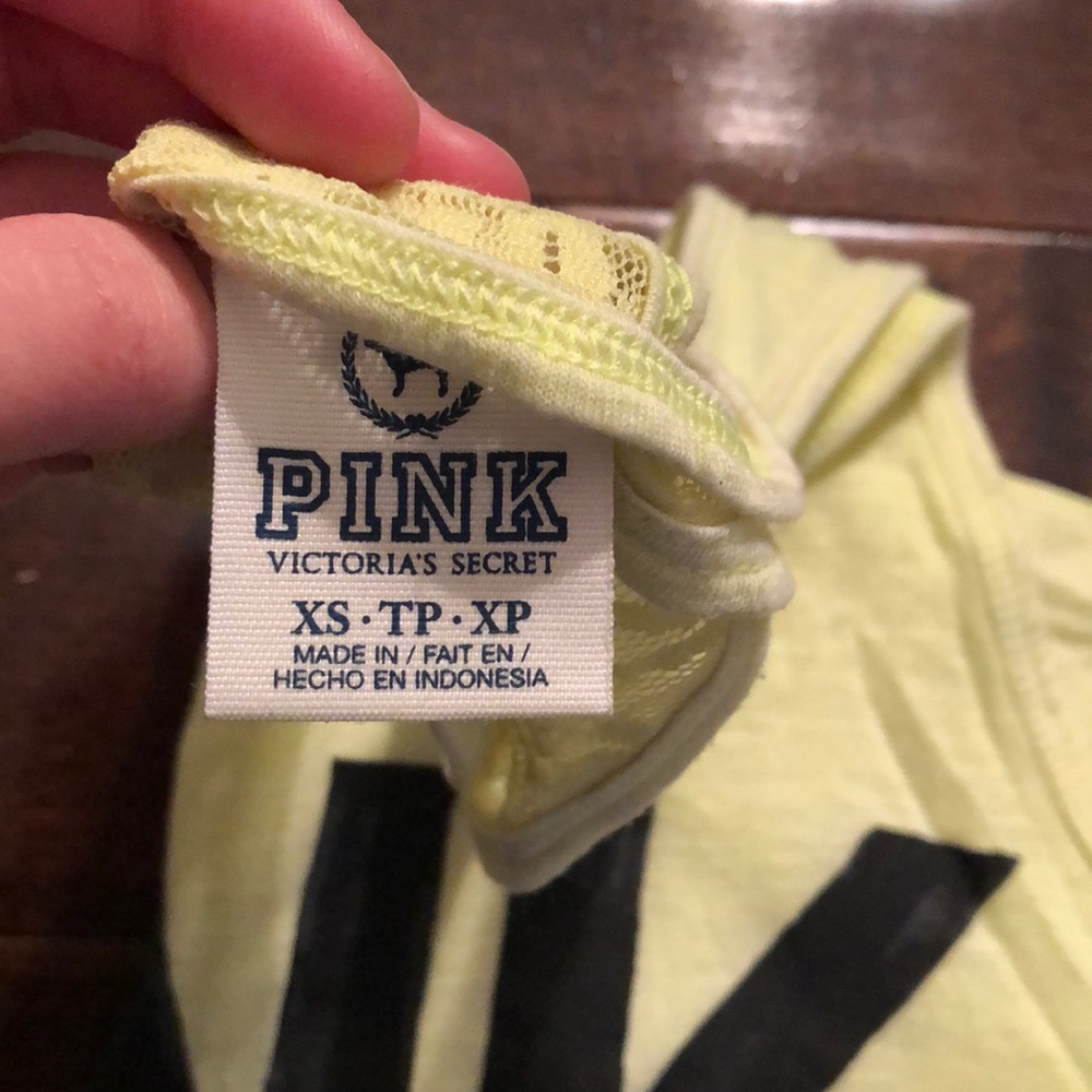 VS Pink Lace Racerback Tanks - Picture 4 of 7